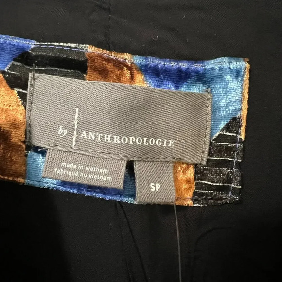 ANTHROPOLOGIE The Somerset Mini in Velvet Print Small Petite NWT - Picture 4 of 7